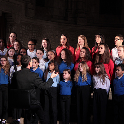 La chorale des Petits Ecoliers Chantants de Bondy