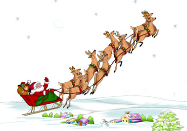Le traîneau du Père Noël